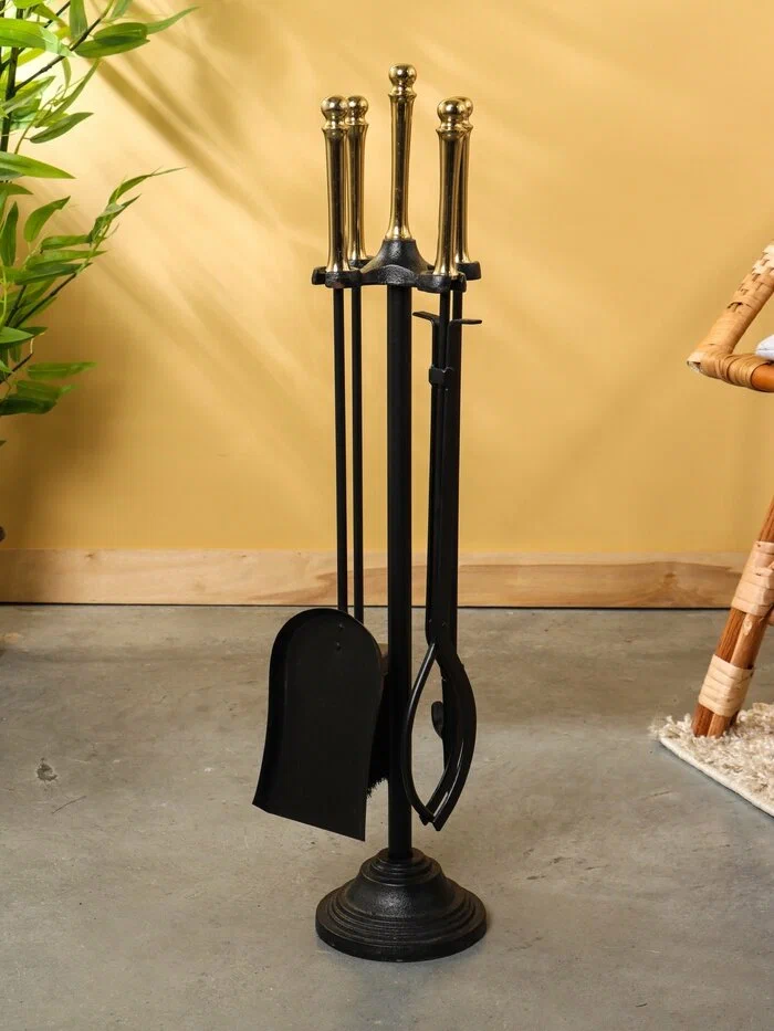 Каминный набор №3 Steelwood  фото в Санкт-Петербурге