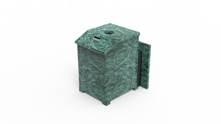 Печь в облицовке из натурального камня Genesis GN 500 облицовка закрытая со скосом талькохлорит-шлифовка фото в Санкт-Петербурге