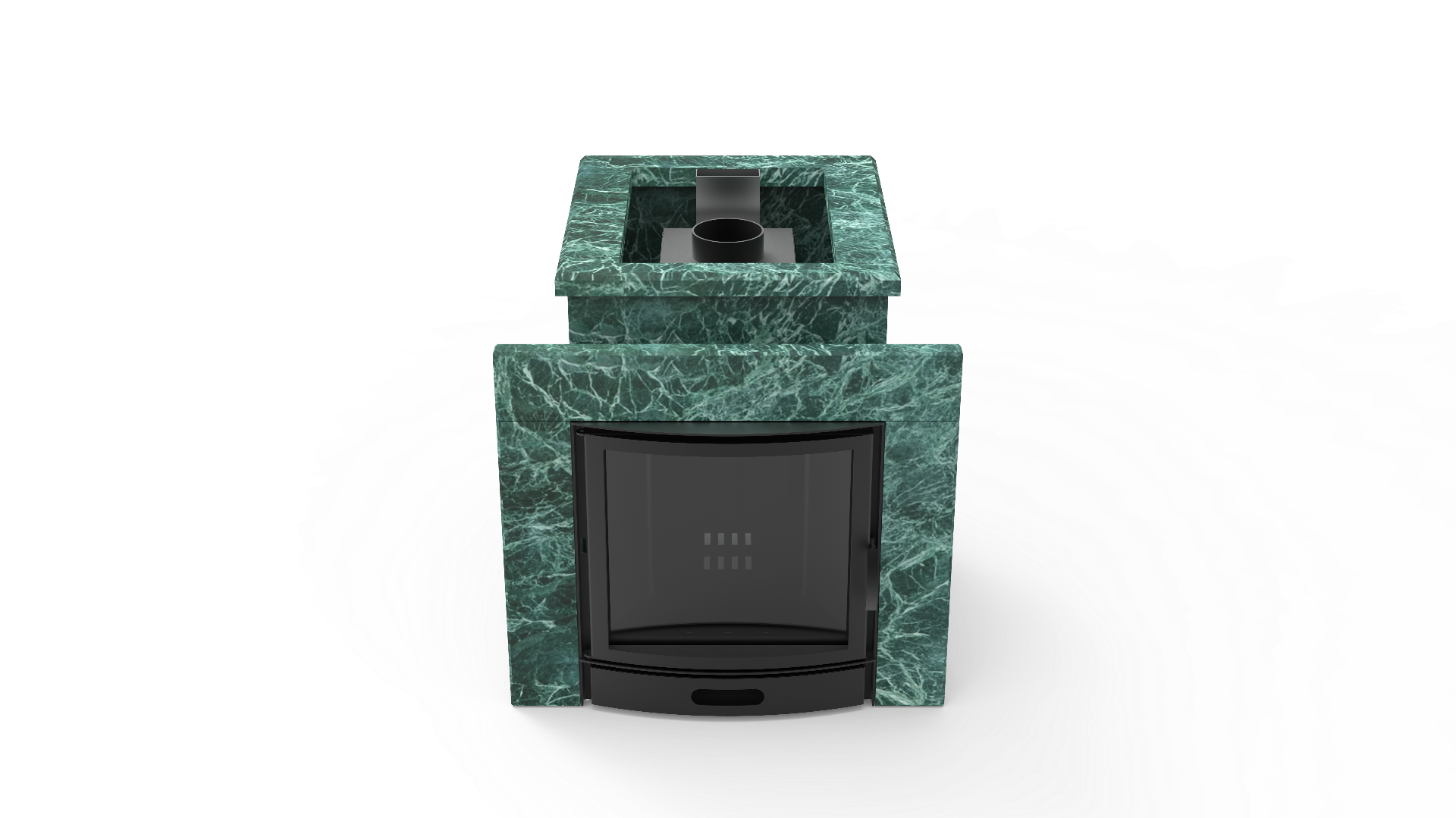 Печь из натурального камня Genesis GN 500 облицовка открытая пироксенит-элит фото в Санкт-Петербурге