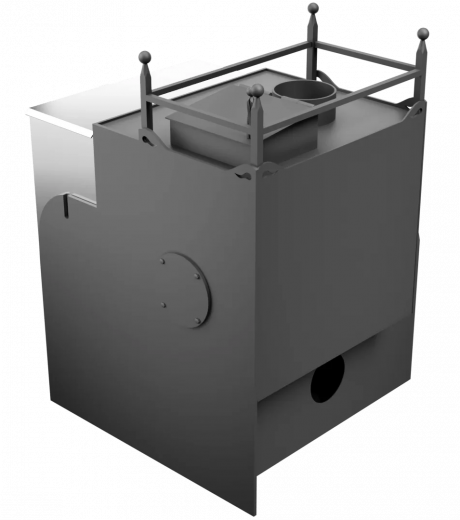 Печь Горыныч Мини, каменка закрытая с левой стороны, система воздушного отопления фото в Санкт-Петербурге Печь Горыныч Мини, каменка закрытая с левой стороны, система воздушного отопления фото в Санкт-Петербурге