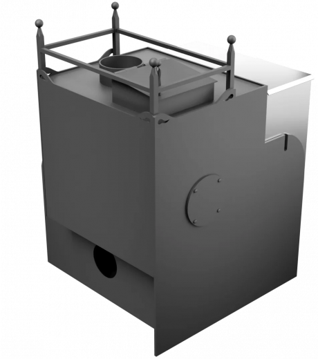 Печь Горыныч Мини, каменка закрытая с правой стороны, система воздушного отопления фото в Санкт-Петербурге Печь Горыныч Мини, каменка закрытая с правой стороны, система воздушного отопления фото в Санкт-Петербурге