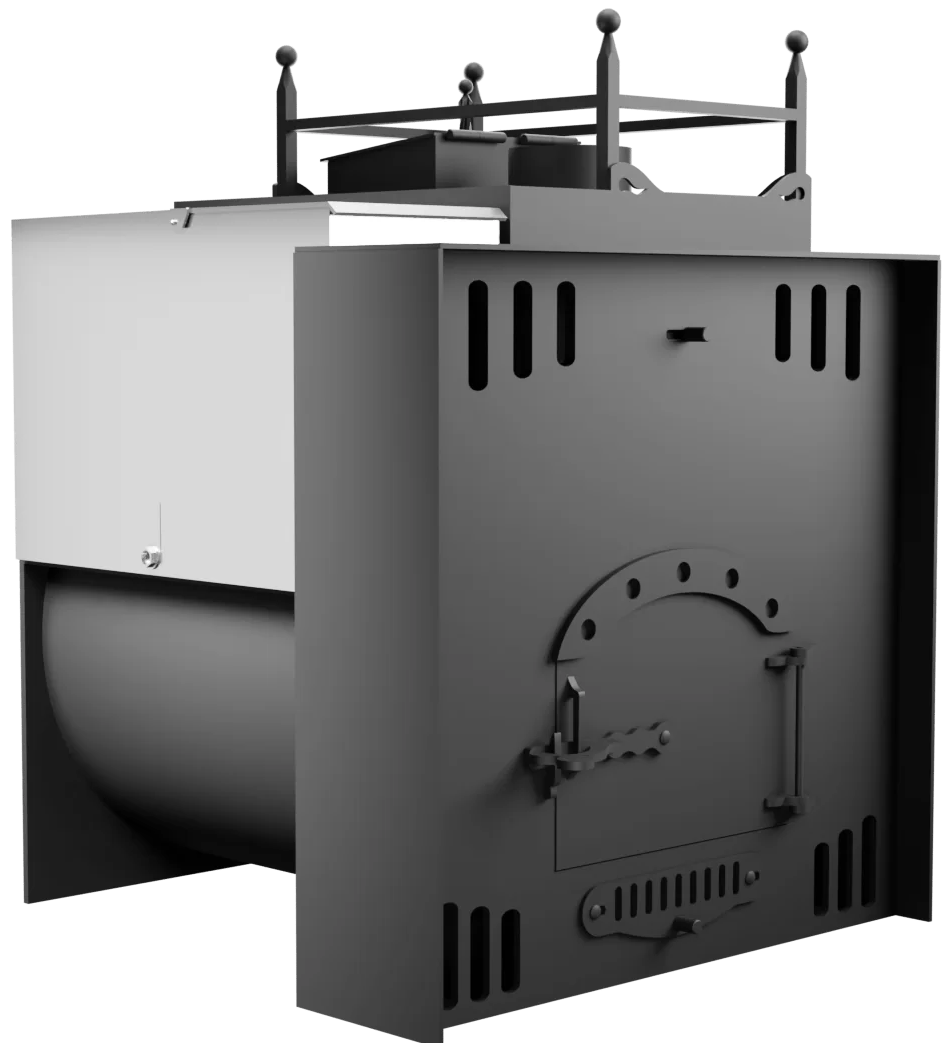 Печь Горыныч Мини, каменка закрытая с правой стороны, естественная система воздушного отопления фото в Санкт-Петербурге Печь Горыныч Мини, каменка закрытая с правой стороны, естественная система воздушного отопления фото в Санкт-Петербурге