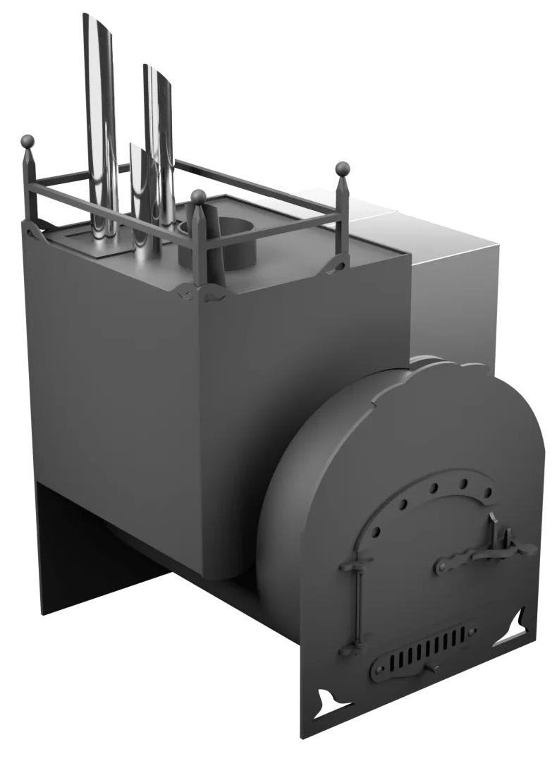 Печь Горыныч Мини, каменка закрытая с парогенератором с левой стороны фото в Санкт-Петербурге Печь Горыныч Мини, каменка закрытая с парогенератором с левой стороны фото в Санкт-Петербурге