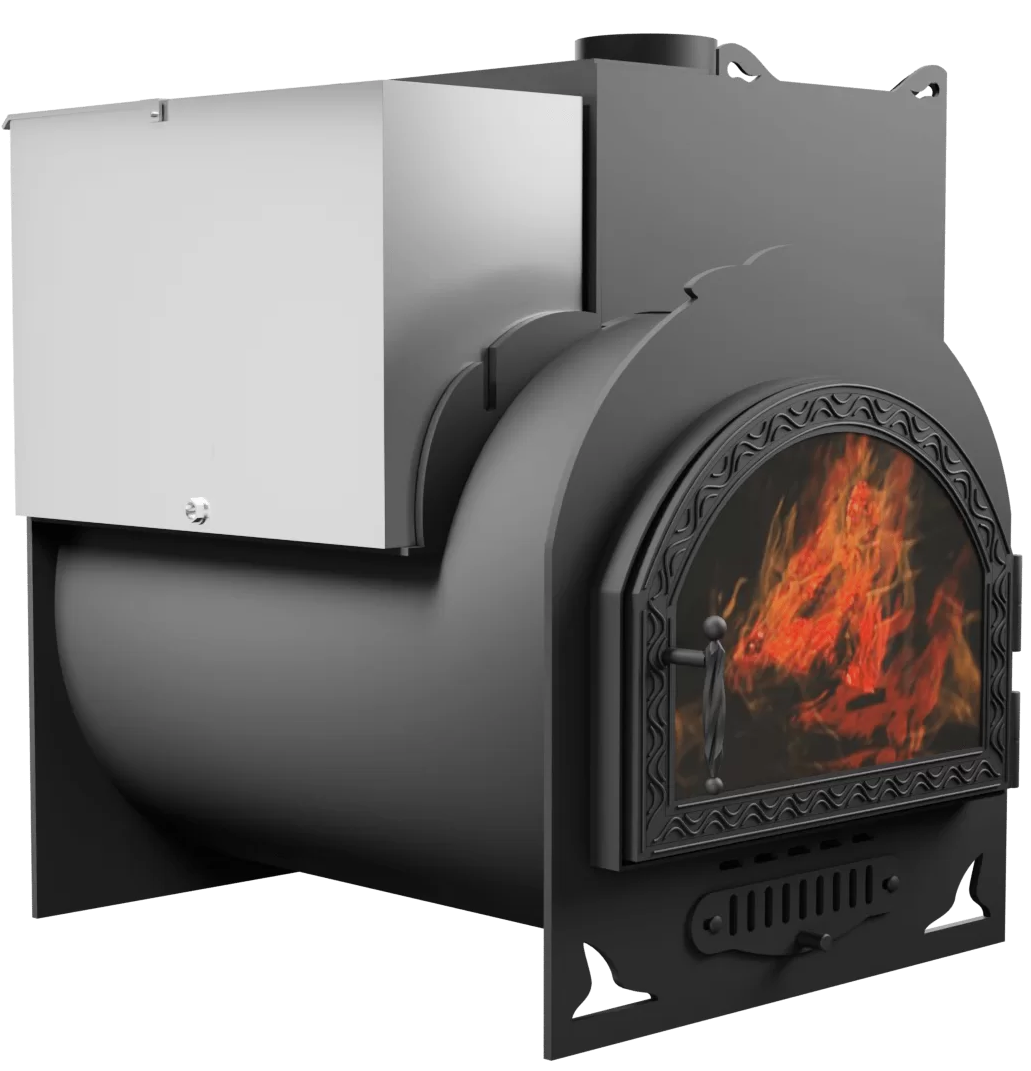 Печь Горыныч Мини, каменка с правой стороны, средняя дверь со стеклом фото в Санкт-Петербурге Печь Горыныч Мини, каменка с правой стороны, средняя дверь со стеклом фото в Санкт-Петербурге