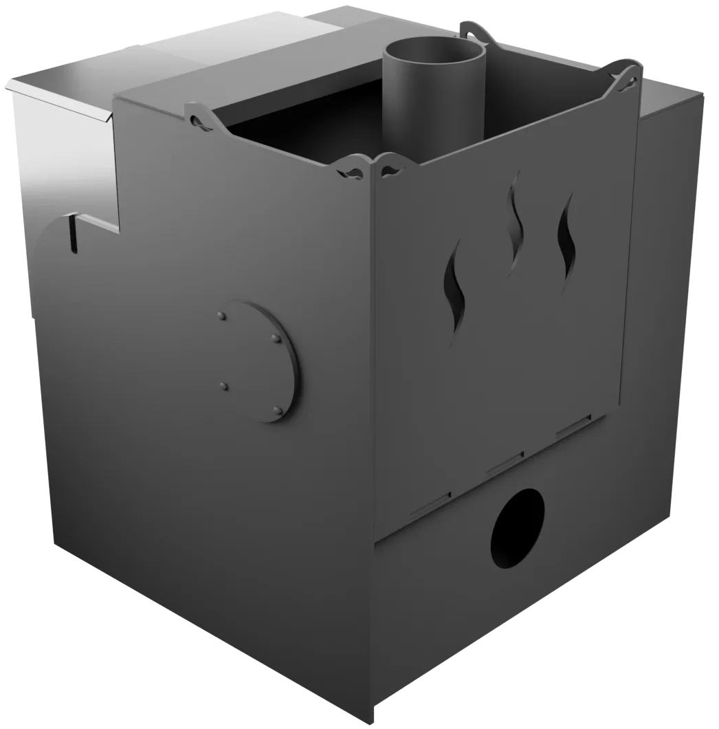 Печь Горыныч Мини, каменка с левой стороны, малое стекло, система воздушного отопления с порталом фото в Санкт-Петербурге Печь Горыныч Мини, каменка с левой стороны, малое стекло, система воздушного отопления с порталом фото в Санкт-Петербурге