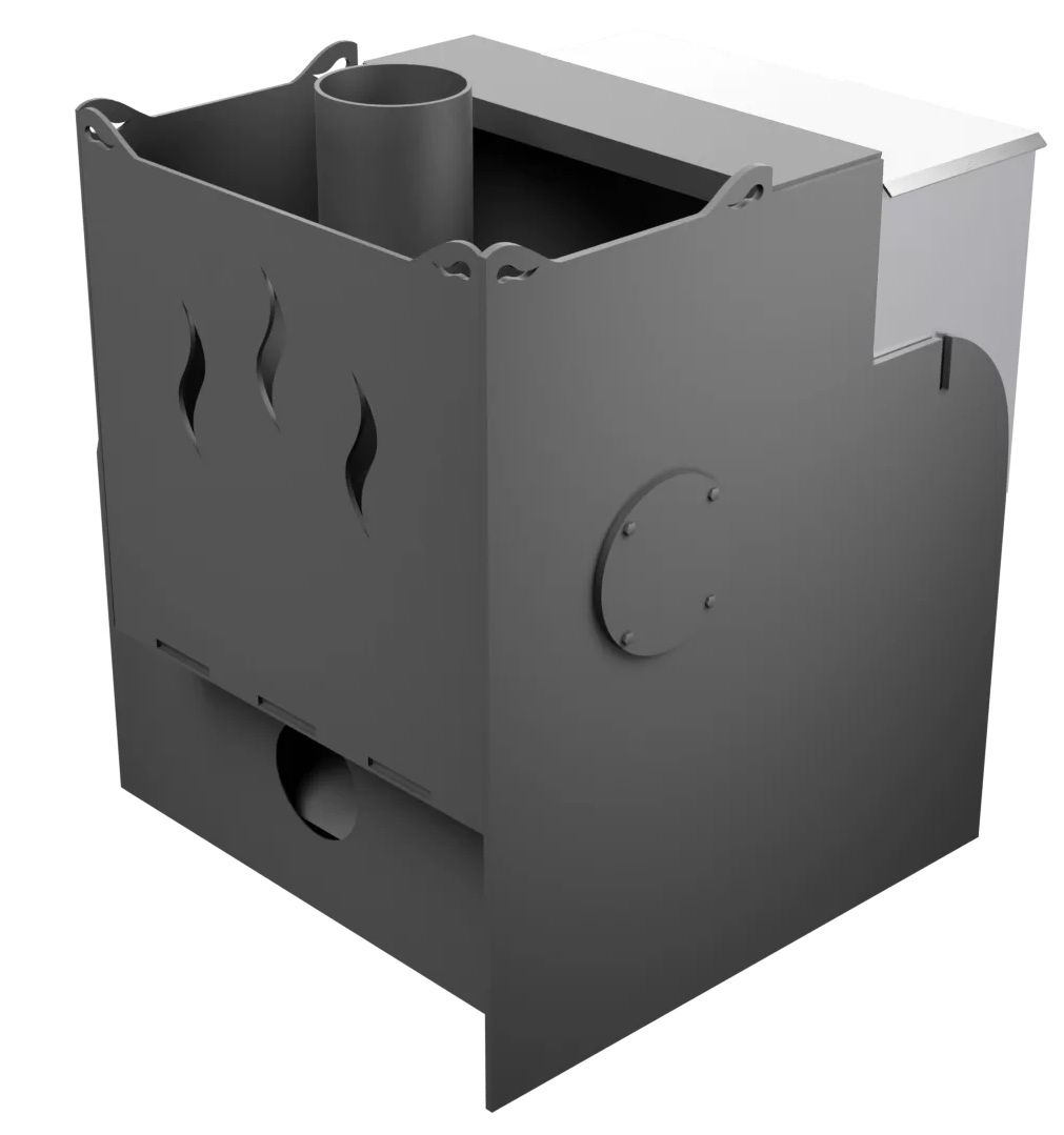 Печь Горыныч Мини, каменка с правой стороны, система воздушного отопления фото в Санкт-Петербурге Печь Горыныч Мини, каменка с правой стороны, система воздушного отопления фото в Санкт-Петербурге