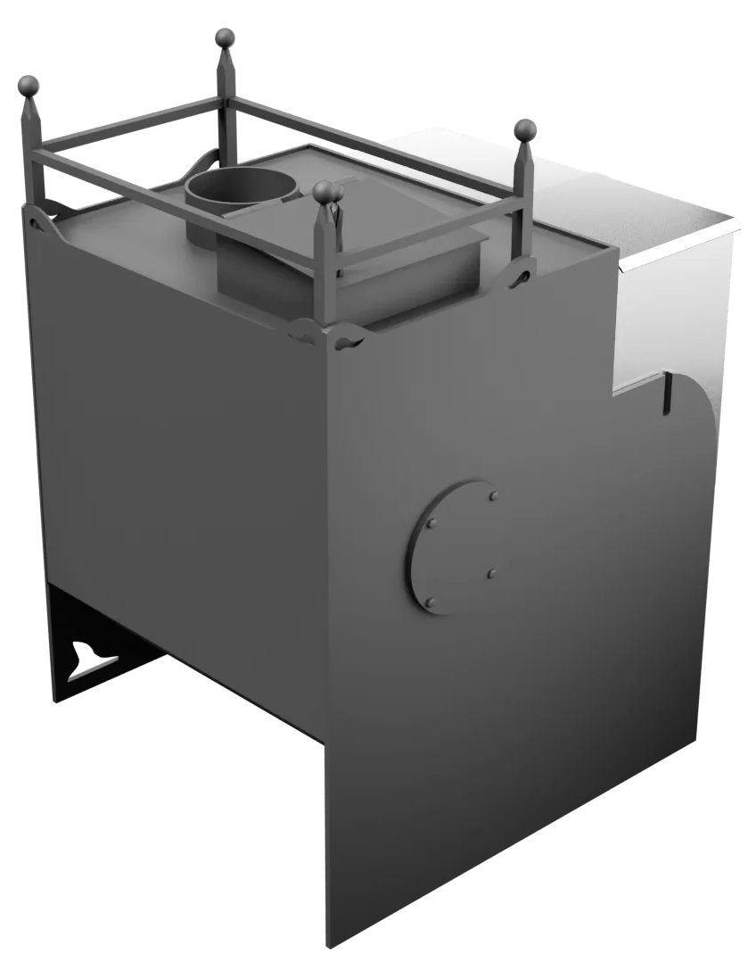 Печь Горыныч Мини, каменка закрытая с правой стороны фото в Санкт-Петербурге Печь Горыныч Мини, каменка закрытая с правой стороны фото в Санкт-Петербурге