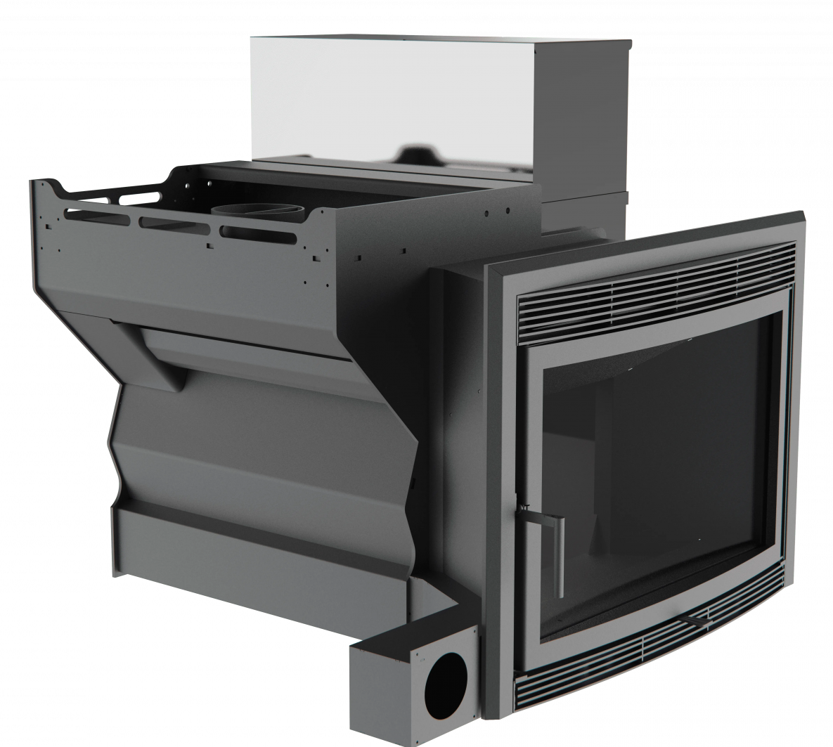 Банный камин 500, сталь+СВО фото в Санкт-Петербурге Банный камин 500, сталь+СВО фото в Санкт-Петербурге