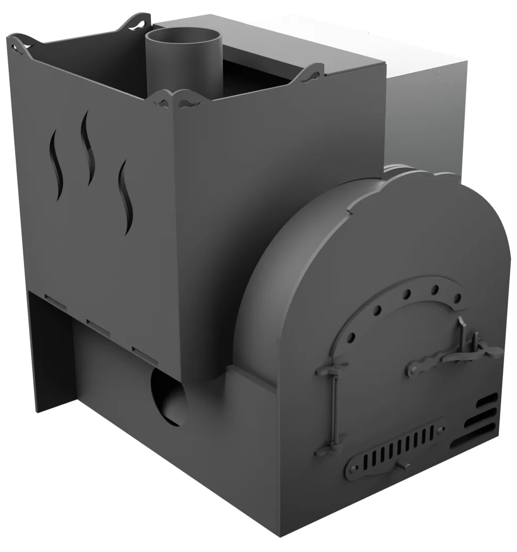 Печь Горыныч Мини, каменка с левой стороны, система воздушного отопления фото в Санкт-Петербурге Печь Горыныч Мини, каменка с левой стороны, система воздушного отопления фото в Санкт-Петербурге