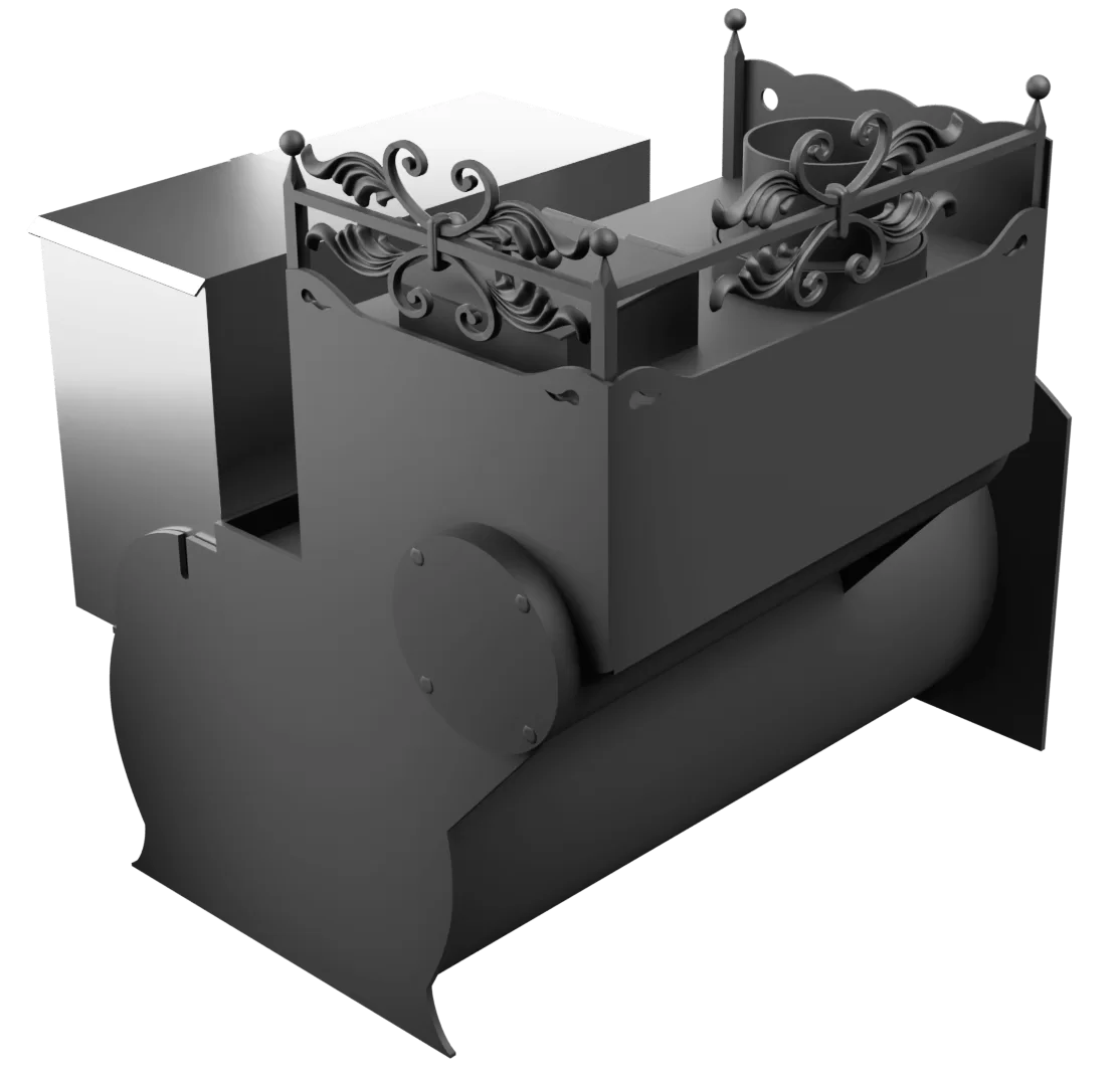 Печь Горыныч 3, каменка закрытая с левой стороны, большая дверь со стеклом фото в Санкт-Петербурге Печь Горыныч 3, каменка закрытая с левой стороны, большая дверь со стеклом фото в Санкт-Петербурге