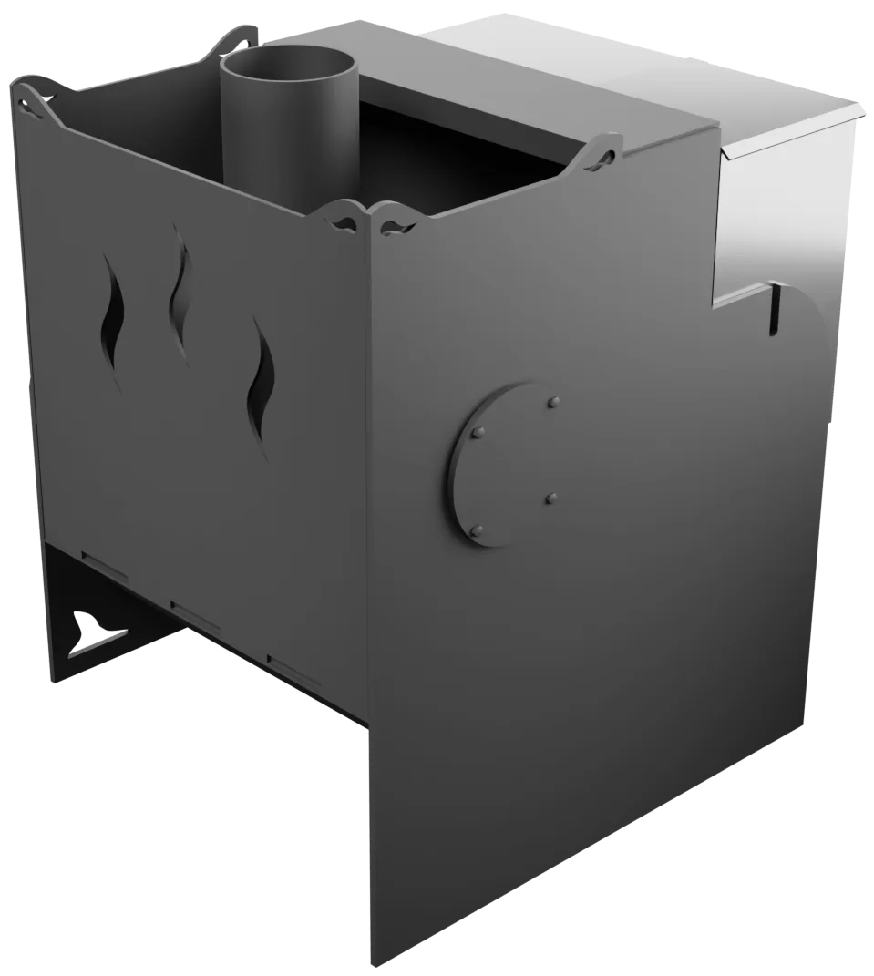 Печь Горыныч Мини, каменка с правой стороны, средняя дверь со стеклом фото в Санкт-Петербурге Печь Горыныч Мини, каменка с правой стороны, средняя дверь со стеклом фото в Санкт-Петербурге