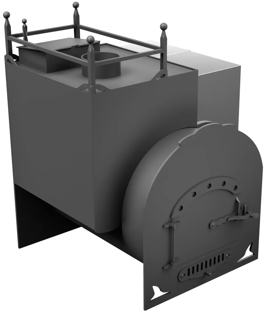 Печь Горыныч Мини, каменка закрытая с левой стороны фото в Санкт-Петербурге Печь Горыныч Мини, каменка закрытая с левой стороны фото в Санкт-Петербурге