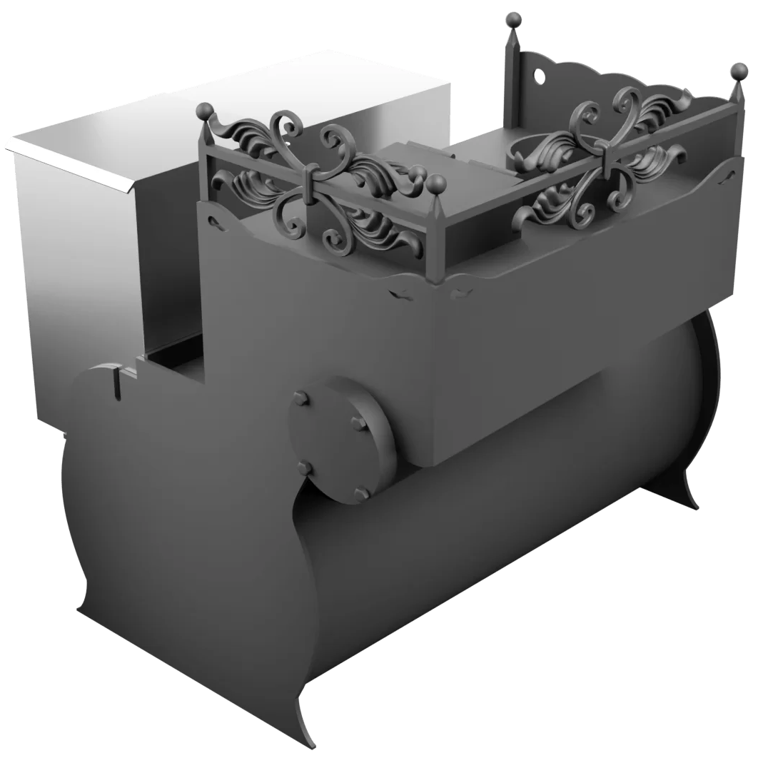 Печь Горыныч 3, каменка закрытая с левой стороны, малая дверь со стеклом фото в Санкт-Петербурге Печь Горыныч 3, каменка закрытая с левой стороны, малая дверь со стеклом фото в Санкт-Петербурге