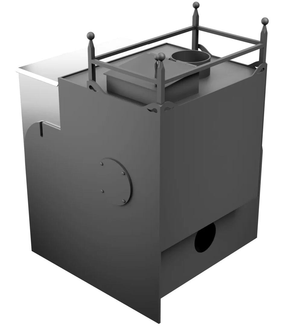 Печь Горыныч Мини, каменка закрытая с левой стороны, система воздушного отопления фото в Санкт-Петербурге Печь Горыныч Мини, каменка закрытая с левой стороны, система воздушного отопления фото в Санкт-Петербурге