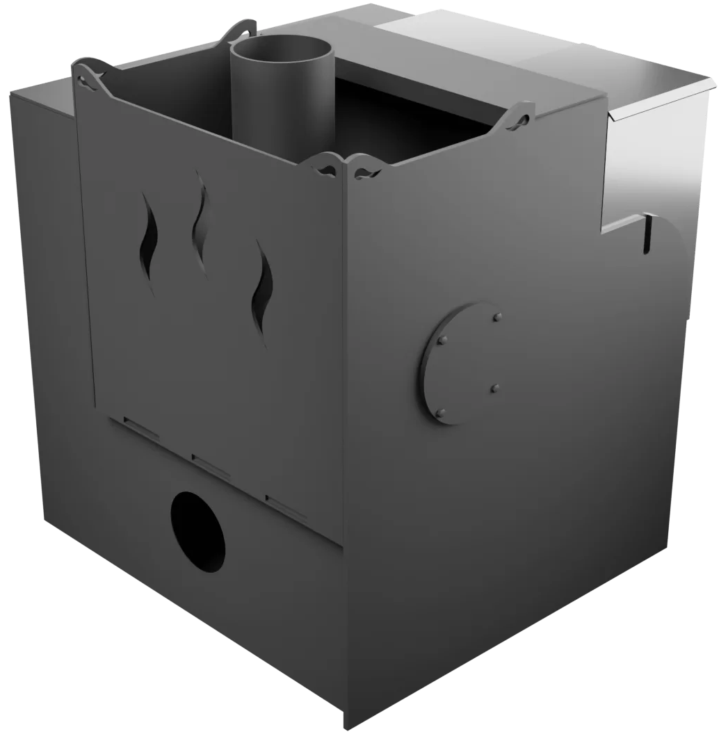 Печь Горыныч Мини, каменка с правой стороны, малое стекло, система воздушного отопления с порталом фото в Санкт-Петербурге Печь Горыныч Мини, каменка с правой стороны, малое стекло, система воздушного отопления с порталом фото в Санкт-Петербурге