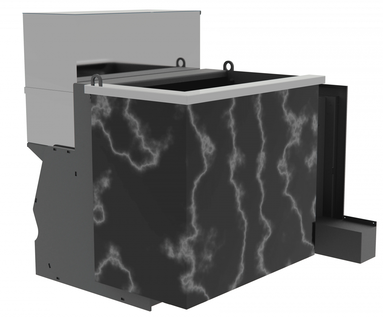 Банный камин 800, AISI 430 фото в Санкт-Петербурге Банный камин 800, AISI 430 фото в Санкт-Петербурге