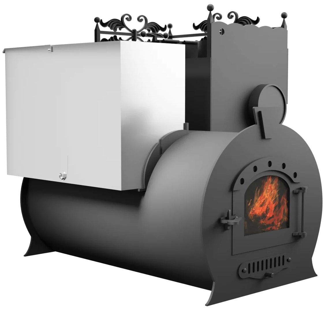 Печь Горыныч 3, каменка закрытая с правой стороны, малая дверь со стеклом фото в Санкт-Петербурге Печь Горыныч 3, каменка закрытая с правой стороны, малая дверь со стеклом фото в Санкт-Петербурге