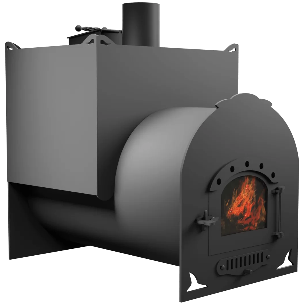 Печь Горыныч Мини, двойная каменка закрытая, малая дверь со стеклом фото в Санкт-Петербурге Печь Горыныч Мини, двойная каменка закрытая, малая дверь со стеклом фото в Санкт-Петербурге