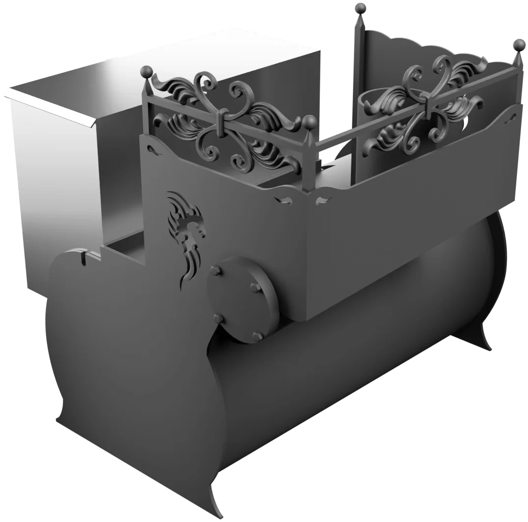 Печь Горыныч 3, каменка с левой стороны, малая дверь со стеклом фото в Санкт-Петербурге Печь Горыныч 3, каменка с левой стороны, малая дверь со стеклом фото в Санкт-Петербурге