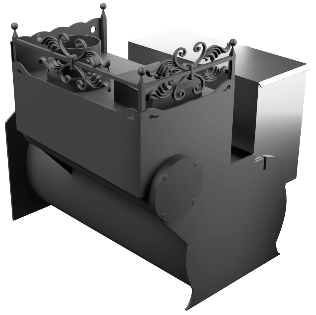 Печь Горыныч 3, каменка закрытая с правой стороны, большая дверь со стеклом фото в Санкт-Петербурге Печь Горыныч 3, каменка закрытая с правой стороны, большая дверь со стеклом фото в Санкт-Петербурге