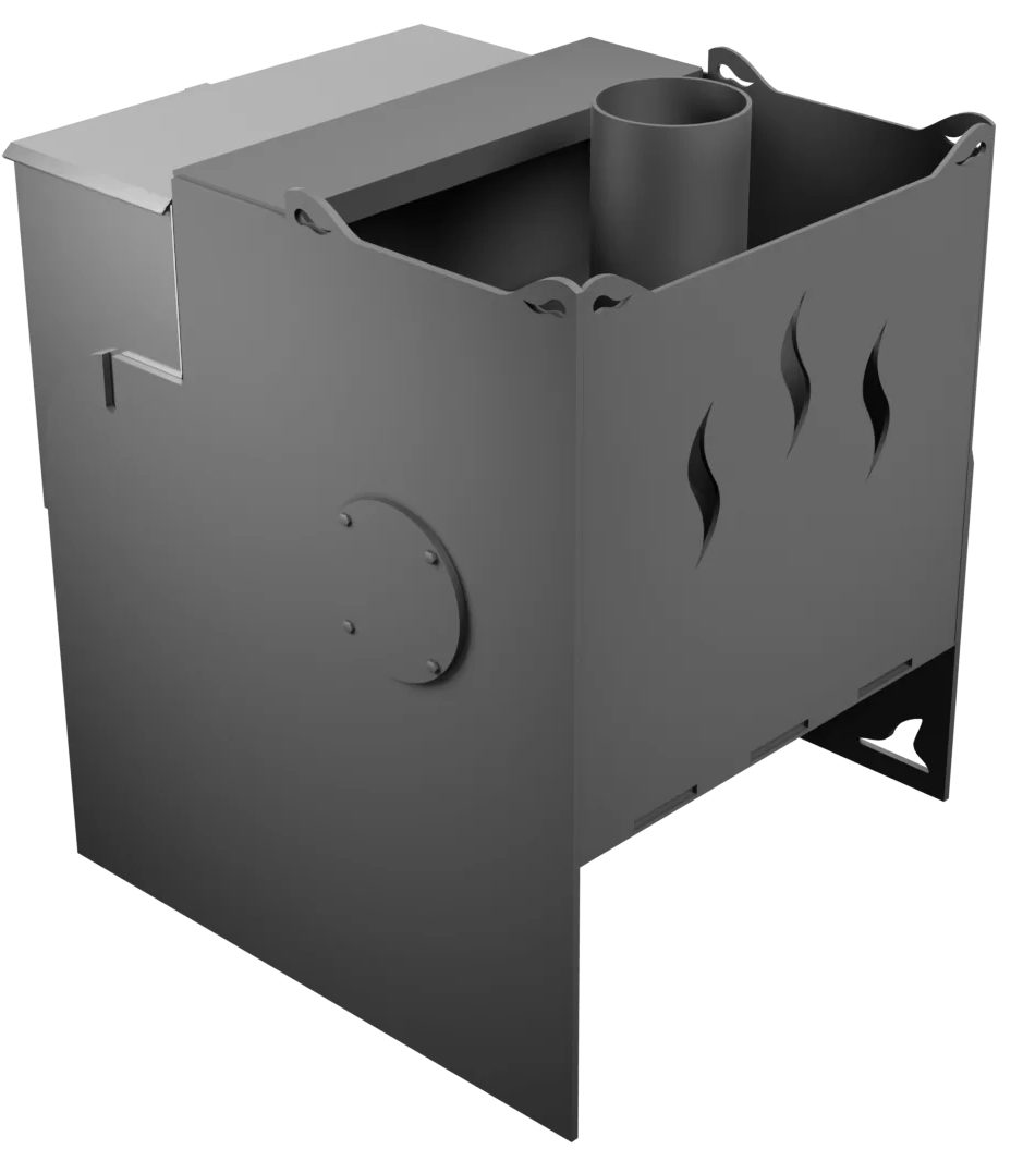 Печь Горыныч Мини, каменка с левой стороны, дверь малая со стеклом фото в Санкт-Петербурге Печь Горыныч Мини, каменка с левой стороны, дверь малая со стеклом фото в Санкт-Петербурге