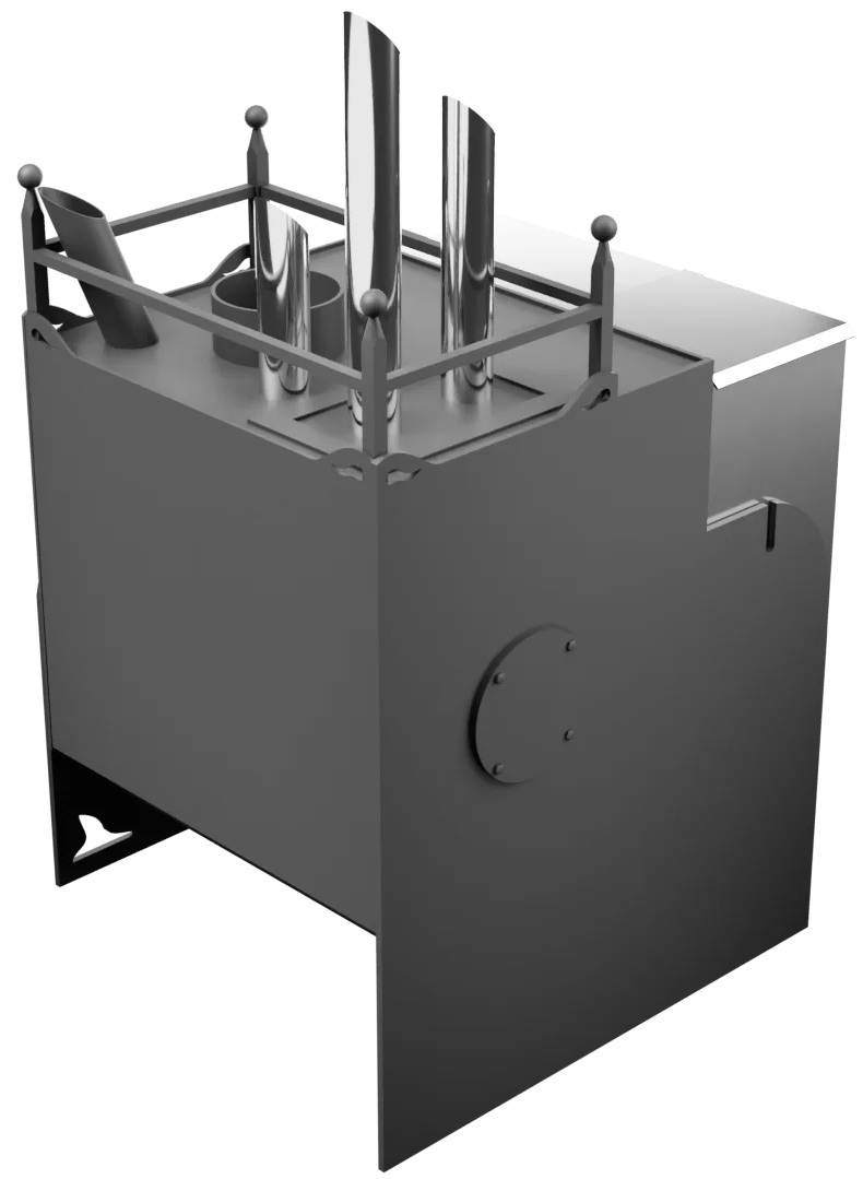 Печь Горыныч Мини, каменка закрытая с парогенератором с правой стороны фото в Санкт-Петербурге Печь Горыныч Мини, каменка закрытая с парогенератором с правой стороны фото в Санкт-Петербурге