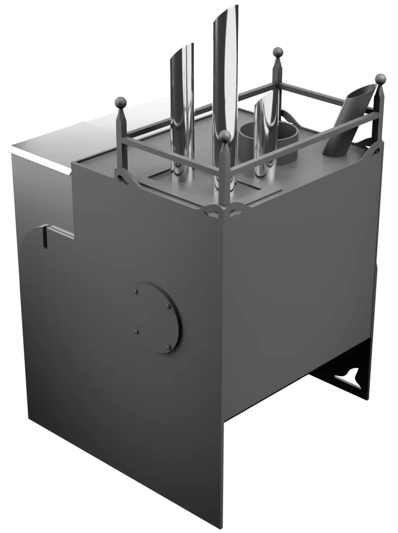 Печь Горыныч Мини, каменка закрытая с парогенератором с левой стороны фото в Санкт-Петербурге Печь Горыныч Мини, каменка закрытая с парогенератором с левой стороны фото в Санкт-Петербурге