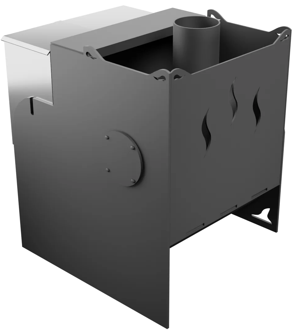 Печь Горыныч Мини, каменка с левой стороны, средняя дверь со стеклом фото в Санкт-Петербурге Печь Горыныч Мини, каменка с левой стороны, средняя дверь со стеклом фото в Санкт-Петербурге