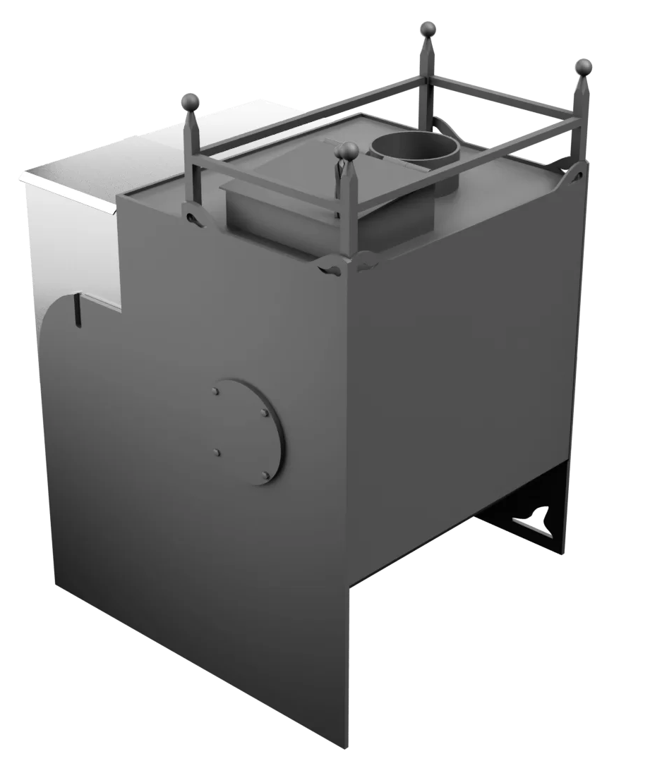 Печь Горыныч Мини, каменка закрытая с левой стороны фото в Санкт-Петербурге Печь Горыныч Мини, каменка закрытая с левой стороны фото в Санкт-Петербурге