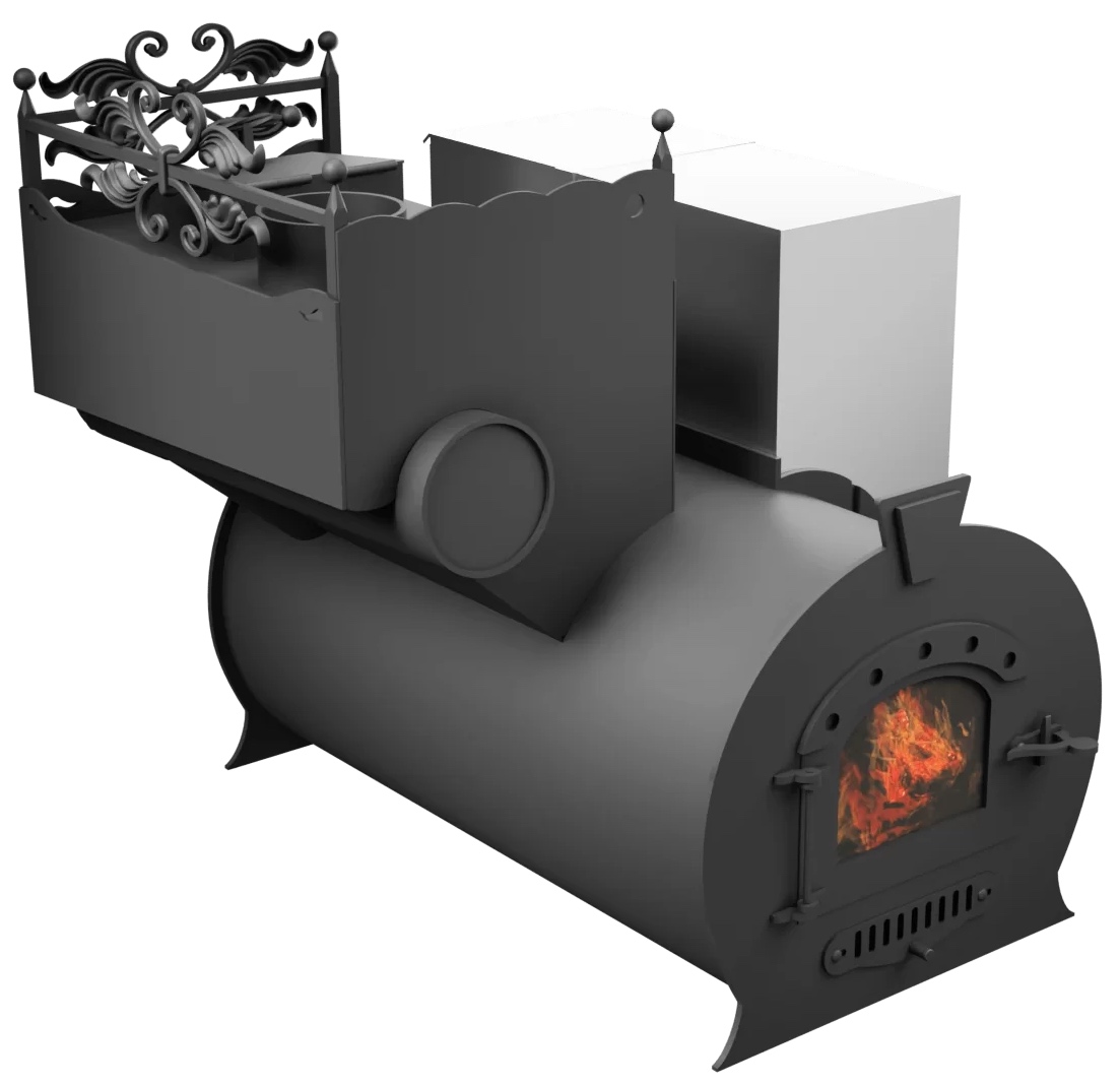Печь Горыныч 3, каменка закрытая с левой стороны, малая дверь со стеклом фото в Санкт-Петербурге Печь Горыныч 3, каменка закрытая с левой стороны, малая дверь со стеклом фото в Санкт-Петербурге