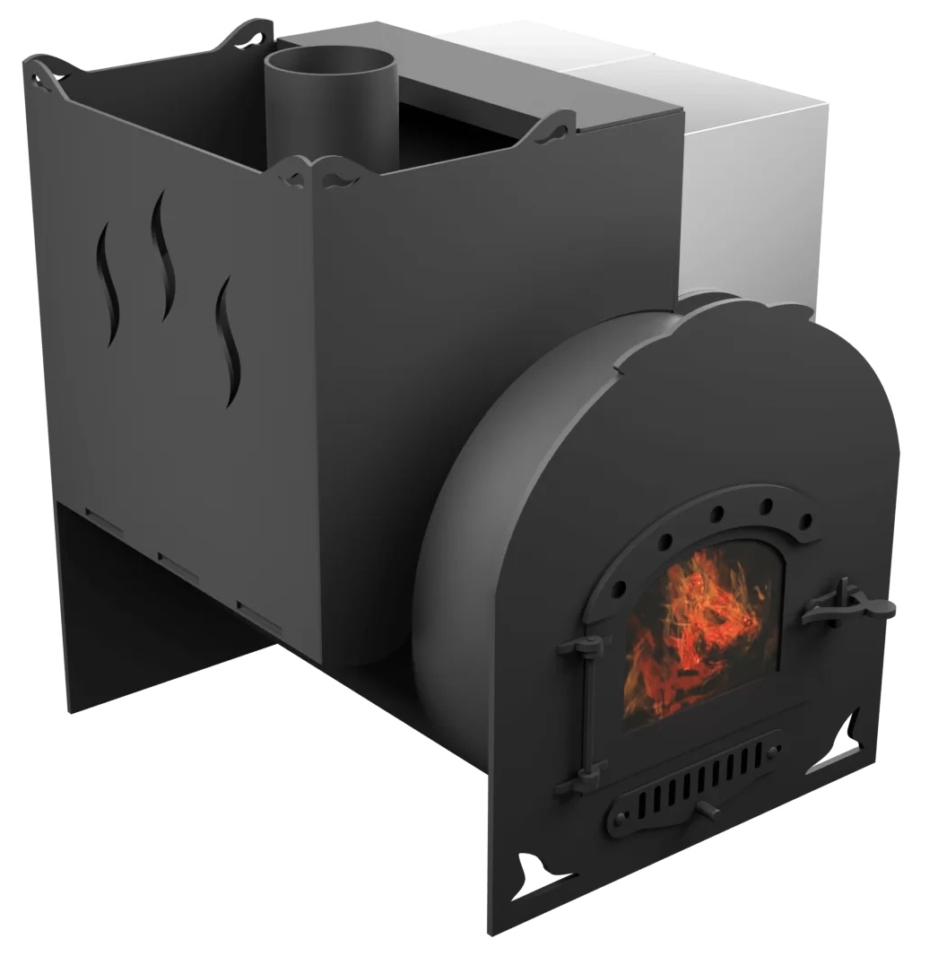 Печь Горыныч Мини, каменка с левой стороны, дверь малая со стеклом фото в Санкт-Петербурге Печь Горыныч Мини, каменка с левой стороны, дверь малая со стеклом фото в Санкт-Петербурге