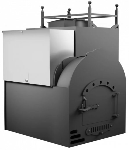 Печь Горыныч Мини, каменка закрытая с правой стороны, система воздушного отопления фото в Санкт-Петербурге Печь Горыныч Мини, каменка закрытая с правой стороны, система воздушного отопления фото в Санкт-Петербурге